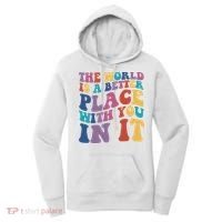 The World Is A Better Place With You In It Mental Health Awareness Women's Hoodie thumb 0