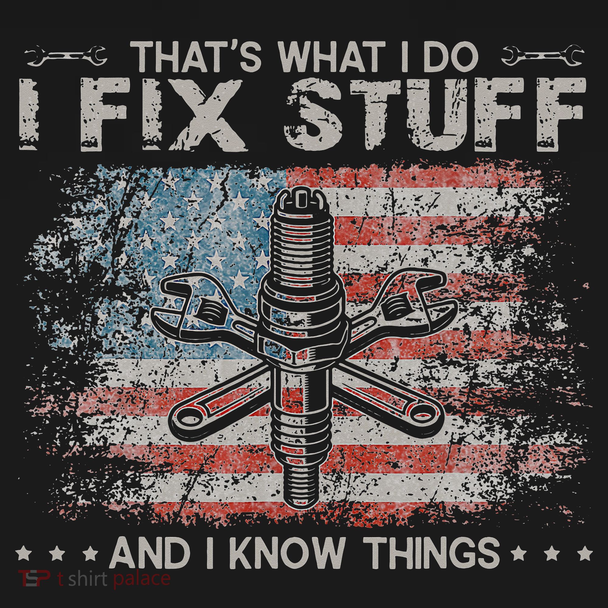 That's What I Do I Fix Stuff And I Know Things Funny Saying Toddler Hoodie