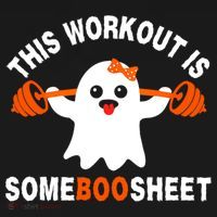 This Workout Is Boo Sheet Funny Cute Gym Ghost Halloween Bucket Hat thumb 4
