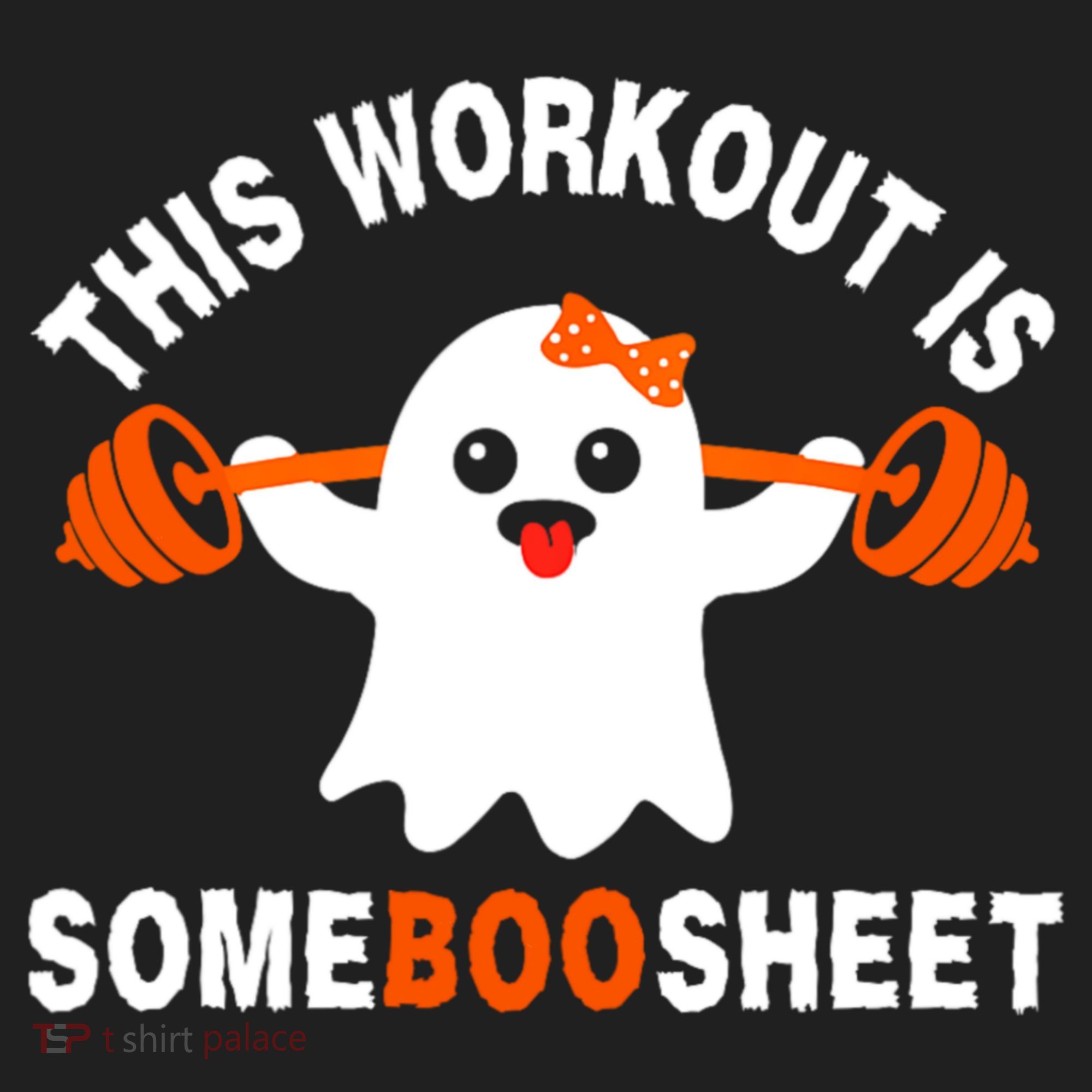 This Workout Is Boo Sheet Funny Cute Gym Ghost Halloween Beanie