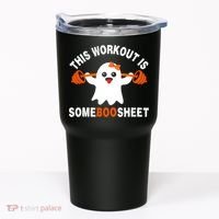 This Workout Is Boo Sheet Funny Cute Gym Ghost Halloween Tumbler thumb 0