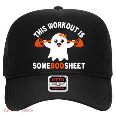 This Workout Is Boo Sheet Funny Cute Gym Ghost Halloween Hat