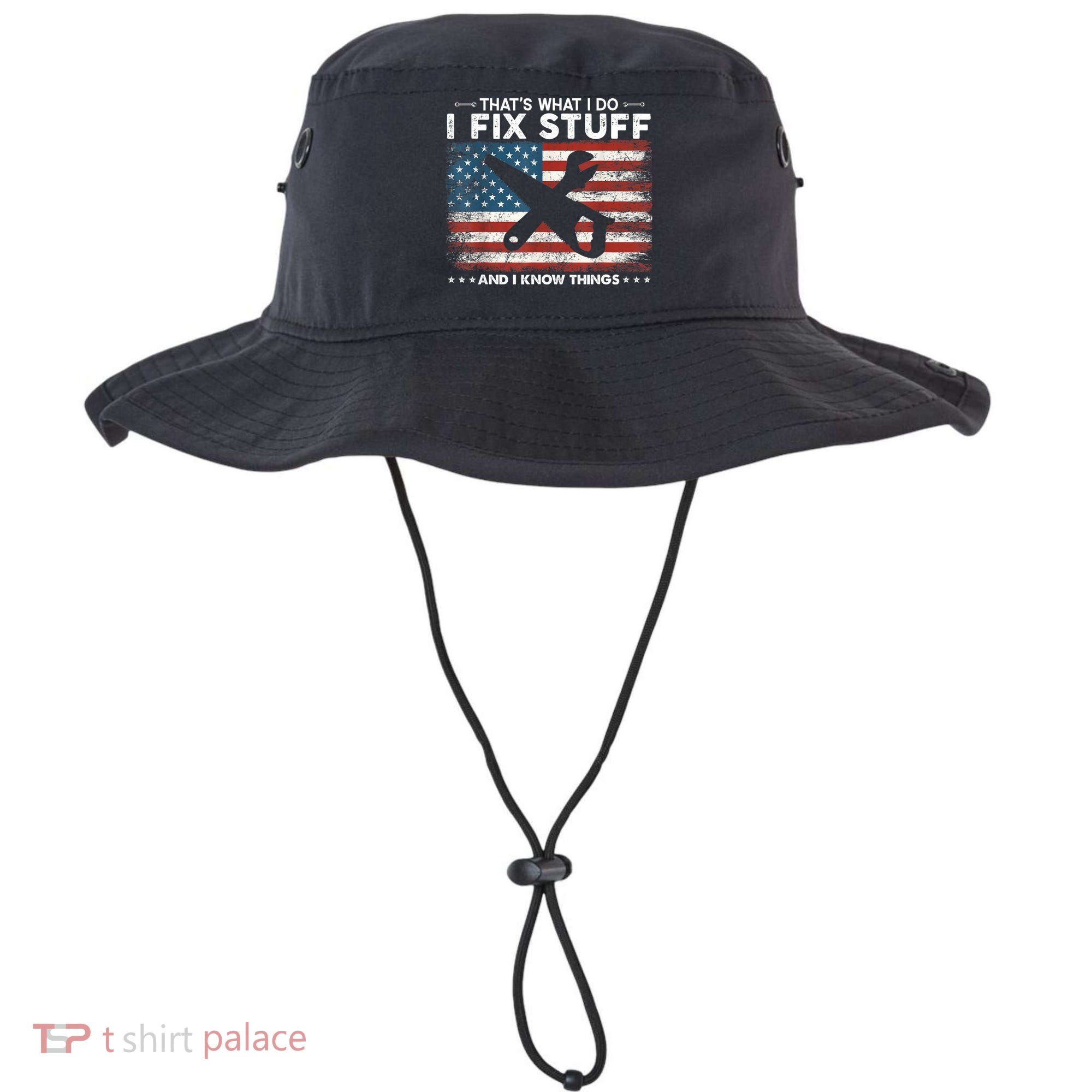 That's What I Do I Fix Stuff And I Know Things Funny Saying Bucket Hat