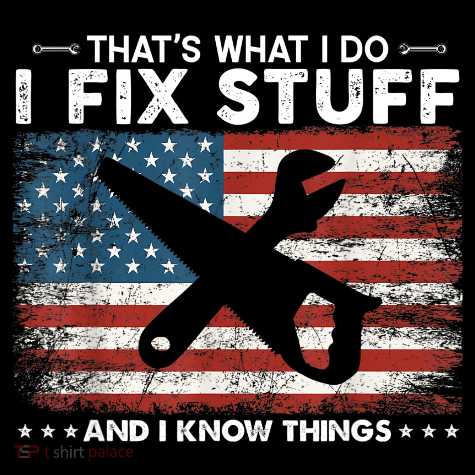 That's What I Do I Fix Stuff And I Know Things Funny Saying Women's Hoodie