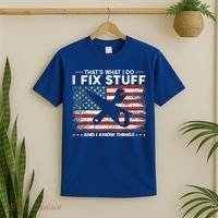 That's What I Do I Fix Stuff And I Know Things Funny Saying T-Shirt thumb 2