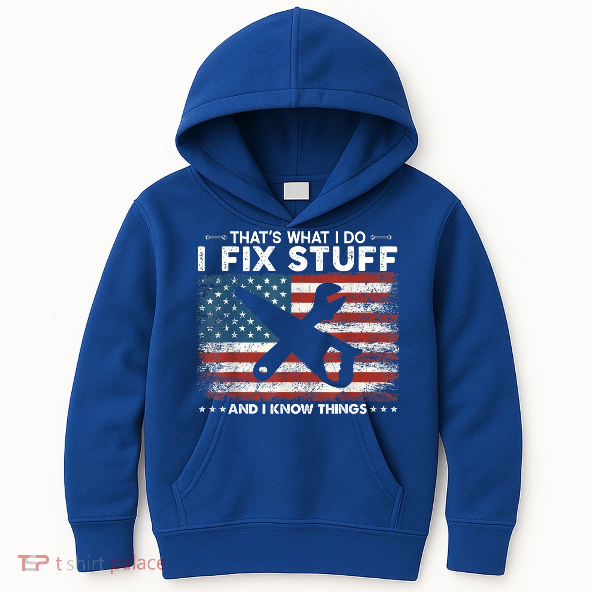 That's What I Do I Fix Stuff And I Know Things Funny Saying Kids Hoodie