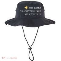 The world is A Better Place With You In It - Inspirational Bucket Hat thumb 0