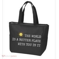 The world is A Better Place With You In It - Inspirational Tote Bag thumb 3