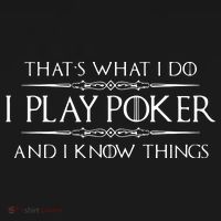 THAT'S WHAT I DO I PLAY POKER AND I KNOW THINGS Women's Tank Top thumb 5