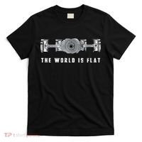 The World Is Flat Boxer Engine Car Enthusiast T-Shirt thumb 0