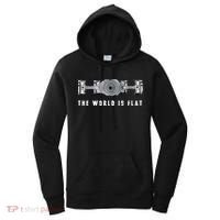 The World Is Flat Boxer Engine Car Enthusiast Women's Hoodie thumb 0