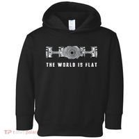 The World Is Flat Boxer Engine Car Enthusiast Toddler Hoodie thumb 0