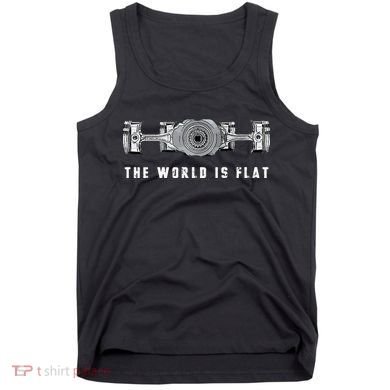 The World Is Flat Boxer Engine Car Enthusiast Tank Top