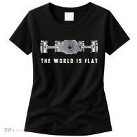 The World Is Flat Boxer Engine Car Enthusiast Women's T-Shirt thumb 0