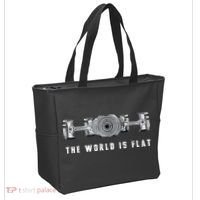 The World Is Flat Boxer Engine Car Enthusiast Tote Bag thumb 2