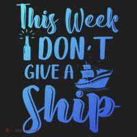 This Week I Dont Give A Ship Cruise Trip Summer Cruising Cool Gift Hat thumb 2