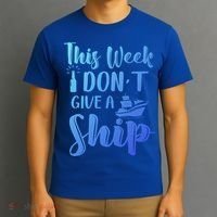 This Week I Dont Give A Ship Cruise Trip Summer Cruising Cool Gift T-Shirt thumb 3
