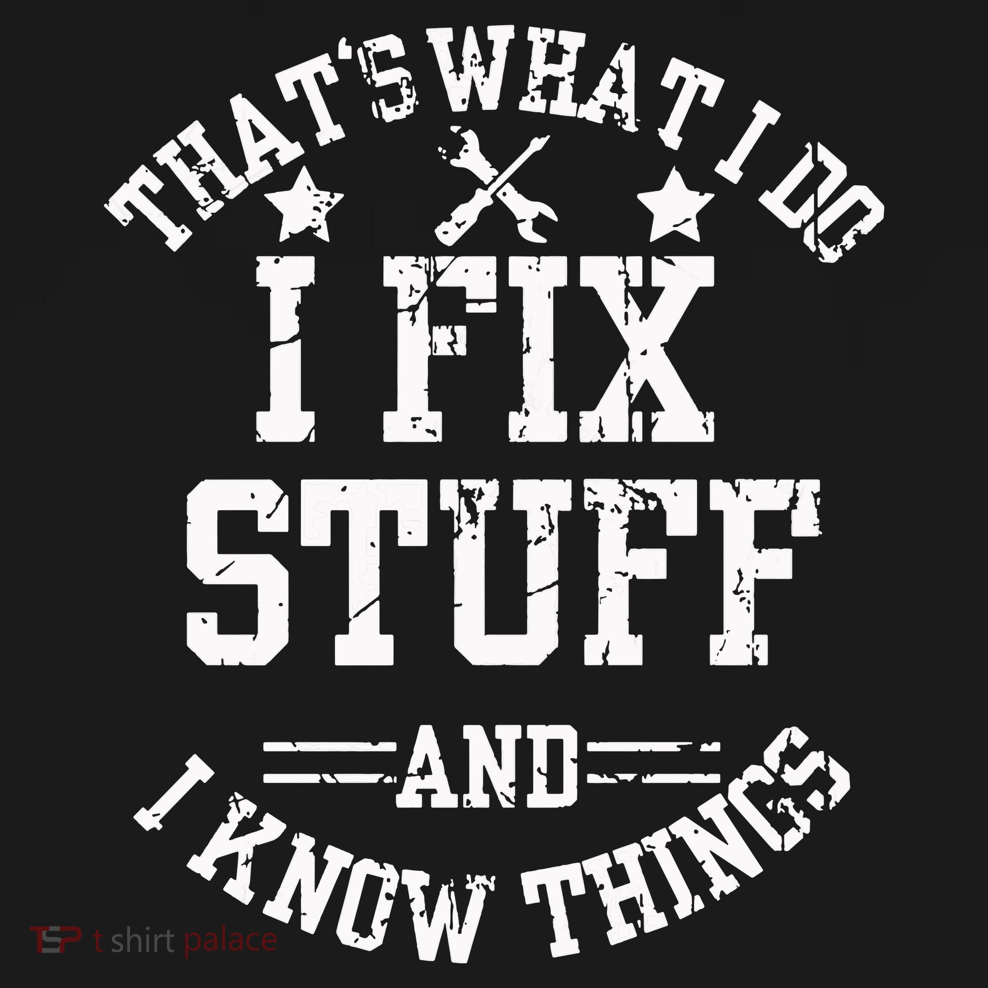 Thats What I Do I Fix Stuff And I Know Things Father Day Coaster