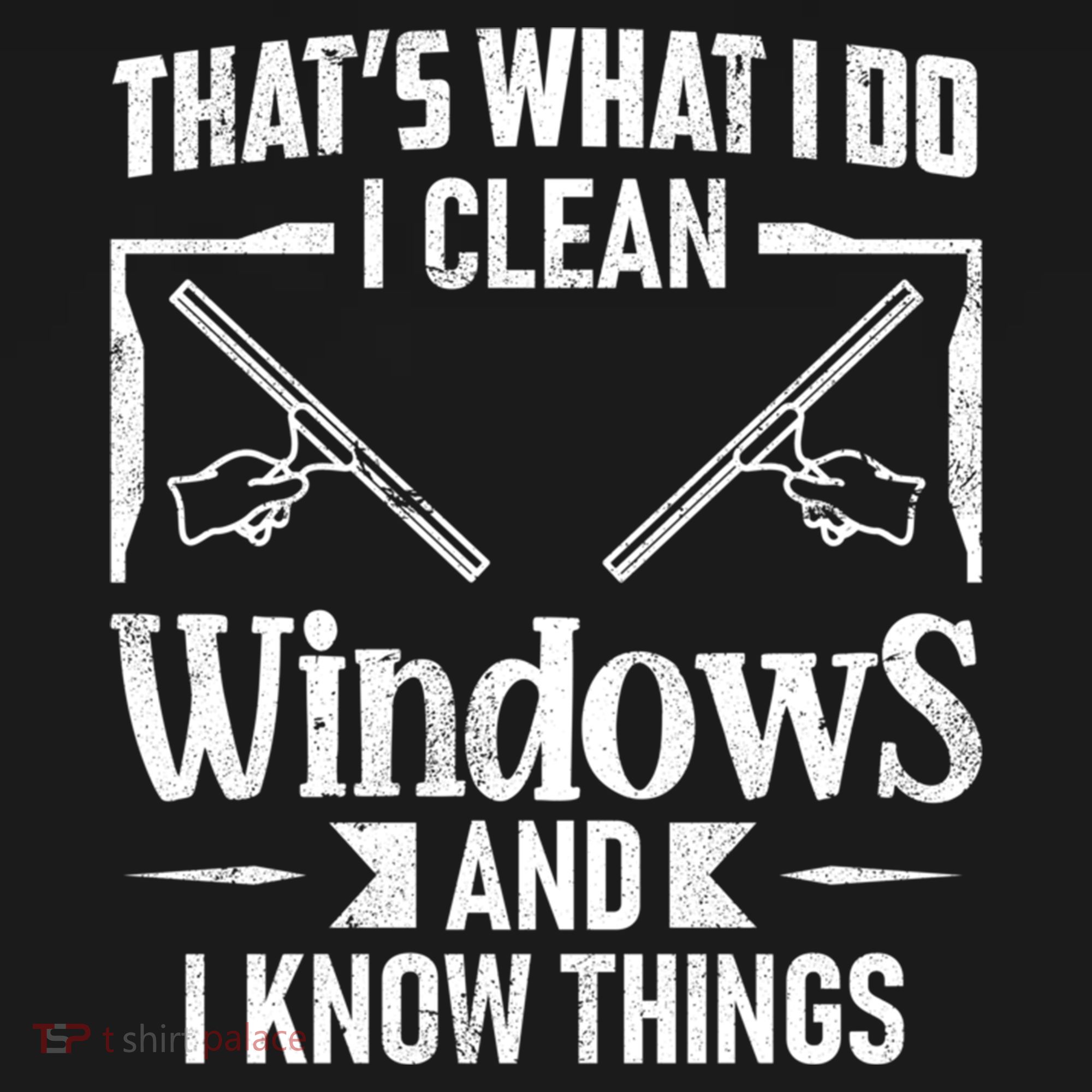 ThatS What I Do I Clean Windows Funny Cleaning Crew Washer Gift Women's Hoodie