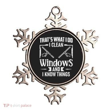 ThatS What I Do I Clean Windows Funny Cleaning Crew Washer Gift Ornament