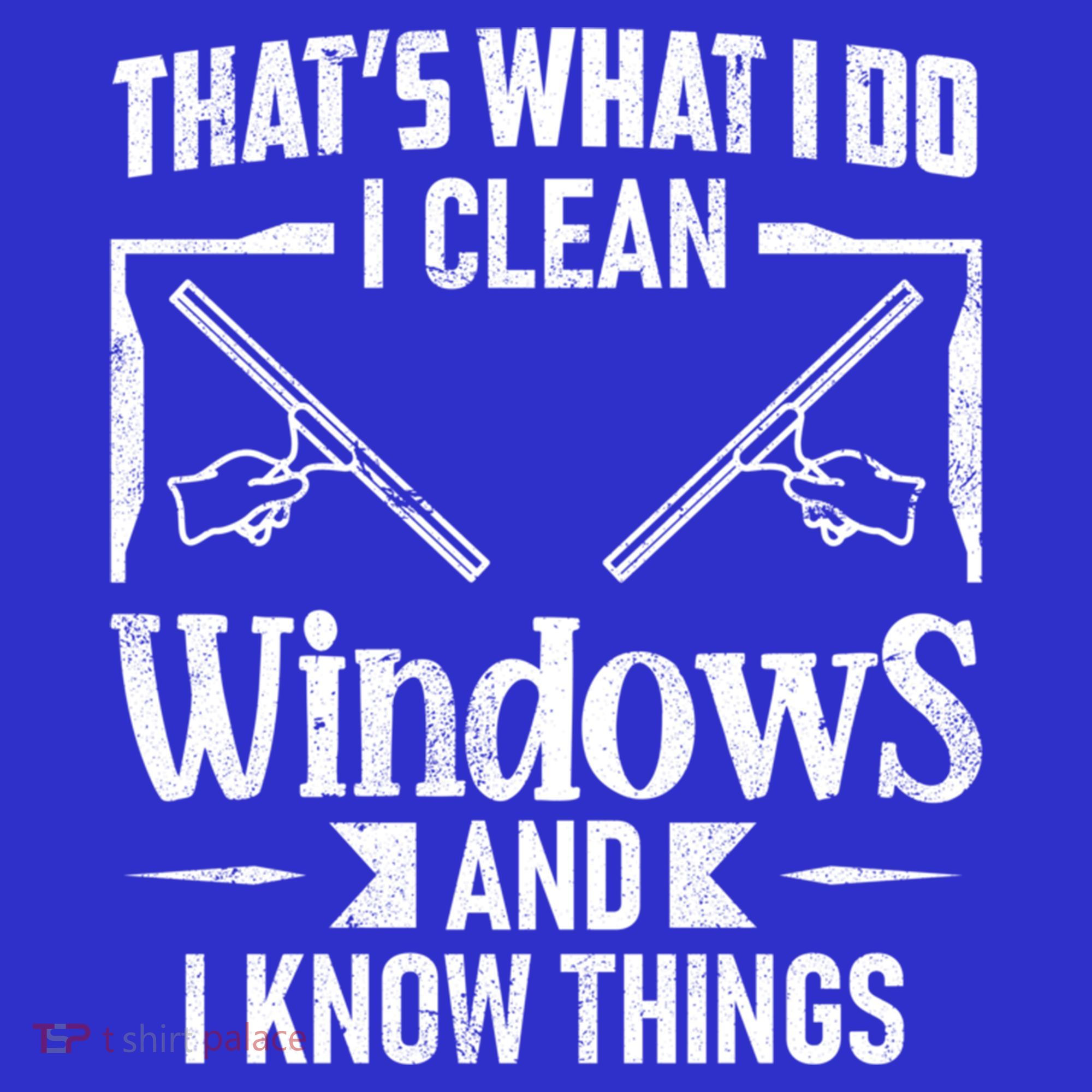 ThatS What I Do I Clean Windows Funny Cleaning Crew Washer Gift Women's Tank Top
