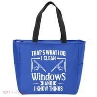 ThatS What I Do I Clean Windows Funny Cleaning Crew Washer Gift Tote Bag thumb 0