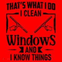 ThatS What I Do I Clean Windows Funny Cleaning Crew Washer Gift Santa Hat thumb 1