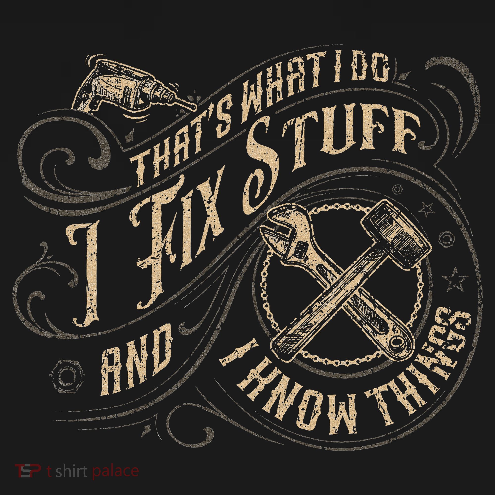 That's What I Do I Fix Stuff And I Know Things Funny Saying Visor