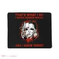 That's What I Do I Watch Horror Movies And I Know Things Halloween Killer Mousepad thumb 0