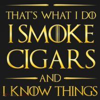 That's What I Do I Smoke Cigars And I Know Things Kids Hoodie thumb 5