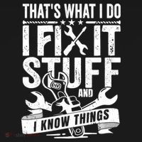 That's What I Do I Fix Stuff And I Know Things Pajama Set thumb 2