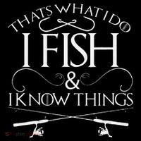 That's What I Do I Fish And I Know Things Fishing Coffee Mug thumb 5