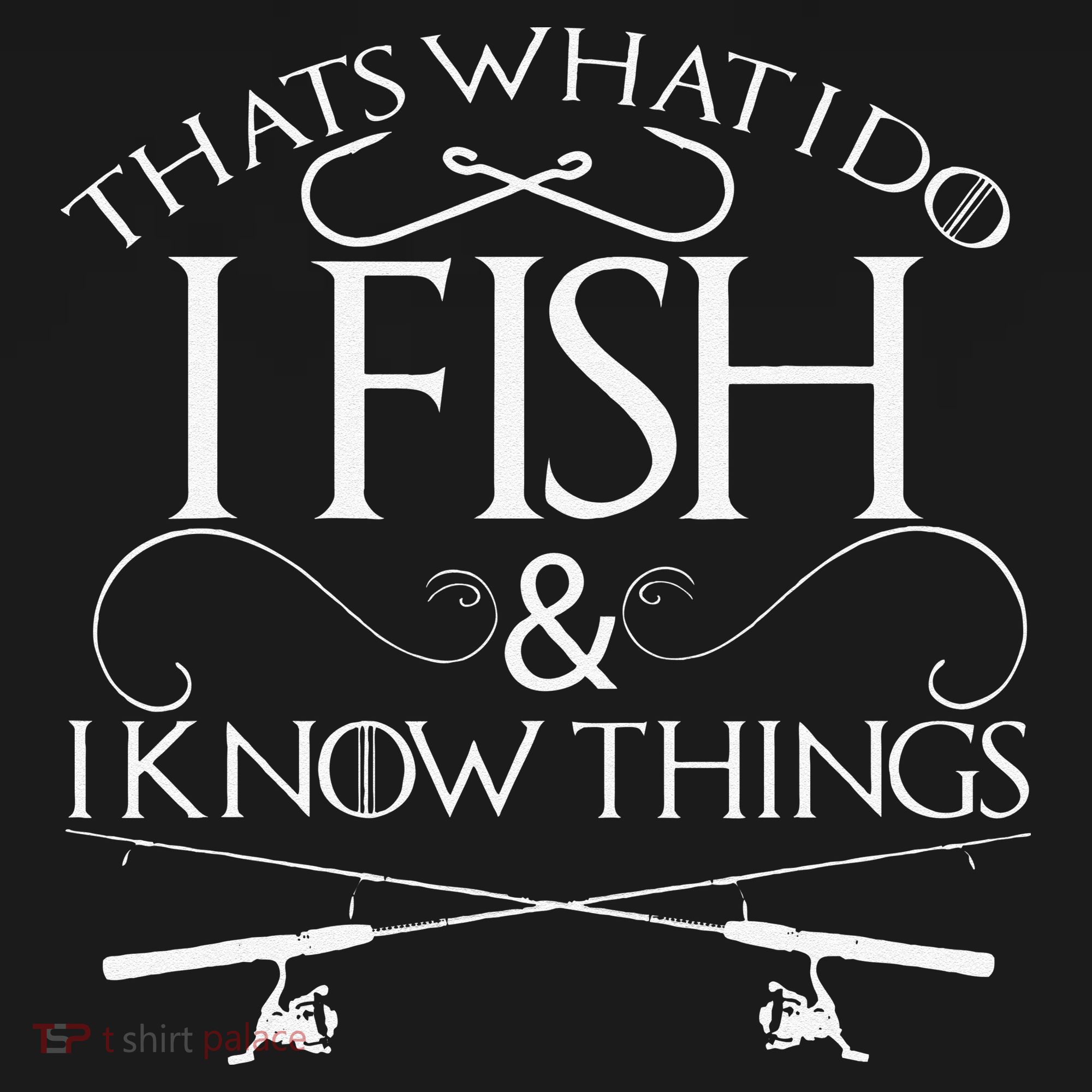 That's What I Do I Fish And I Know Things Fishing Coaster