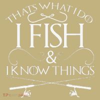 That's What I Do I Fish And I Know Things Fishing Long Sleeve Shirt thumb 2