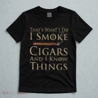 Thats What I Do I Smoke Cigars And I Know Things T-Shirt thumb 5
