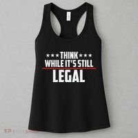 Think While It's Still Legal Anti Woke Anti Censorship Women's Tank Top thumb 3