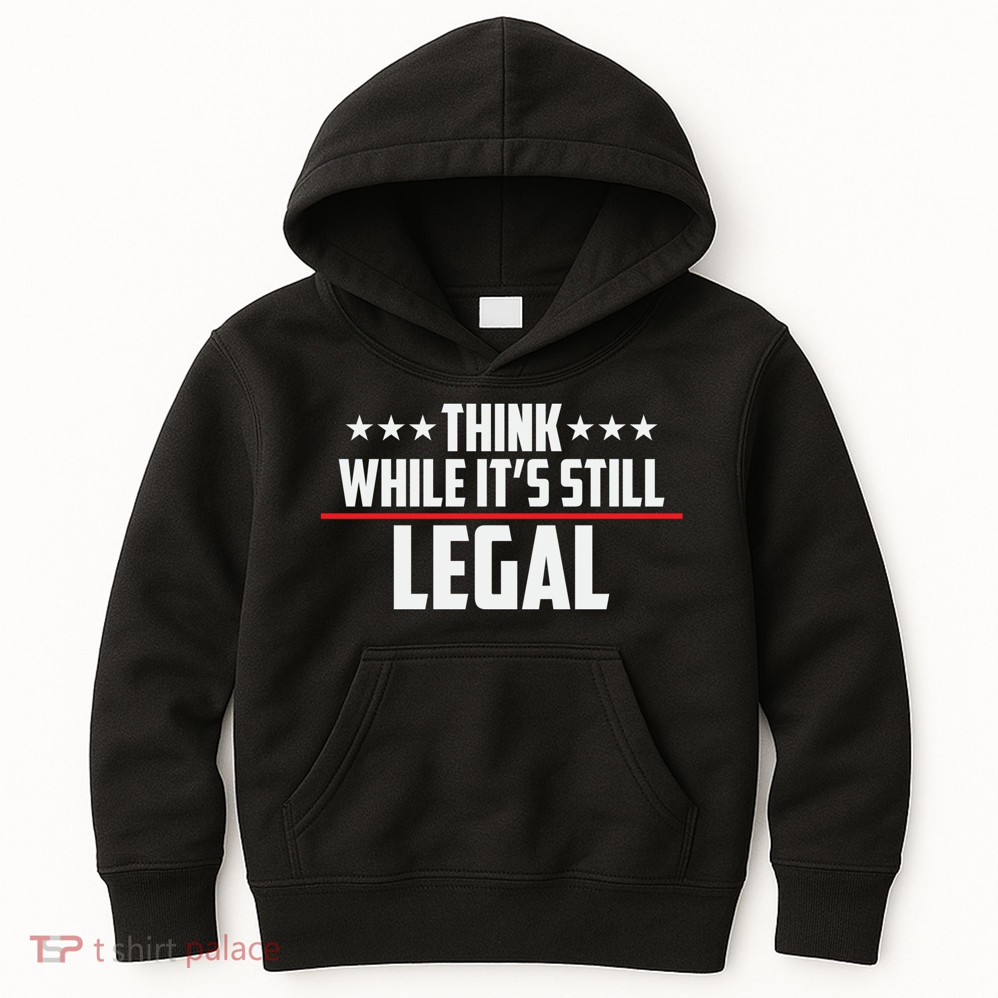 Think While It's Still Legal Anti Woke Anti Censorship Kids Hoodie