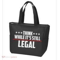 Think While It's Still Legal Anti Woke Anti Censorship Tote Bag thumb 3