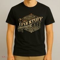 Thats What I Do I Fix Stuff And I Know Things Funny Saying T-Shirt thumb 3