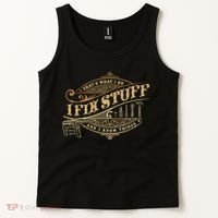 Thats What I Do I Fix Stuff And I Know Things Funny Saying Tank Top thumb 2