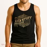 Thats What I Do I Fix Stuff And I Know Things Funny Saying Tank Top thumb 3