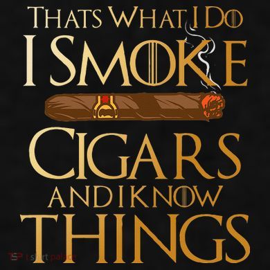 Thats What I Do I Smoke Cigars And I Know Things Smoker Ladies PosiCharge Tri-Blend Wicking Tank