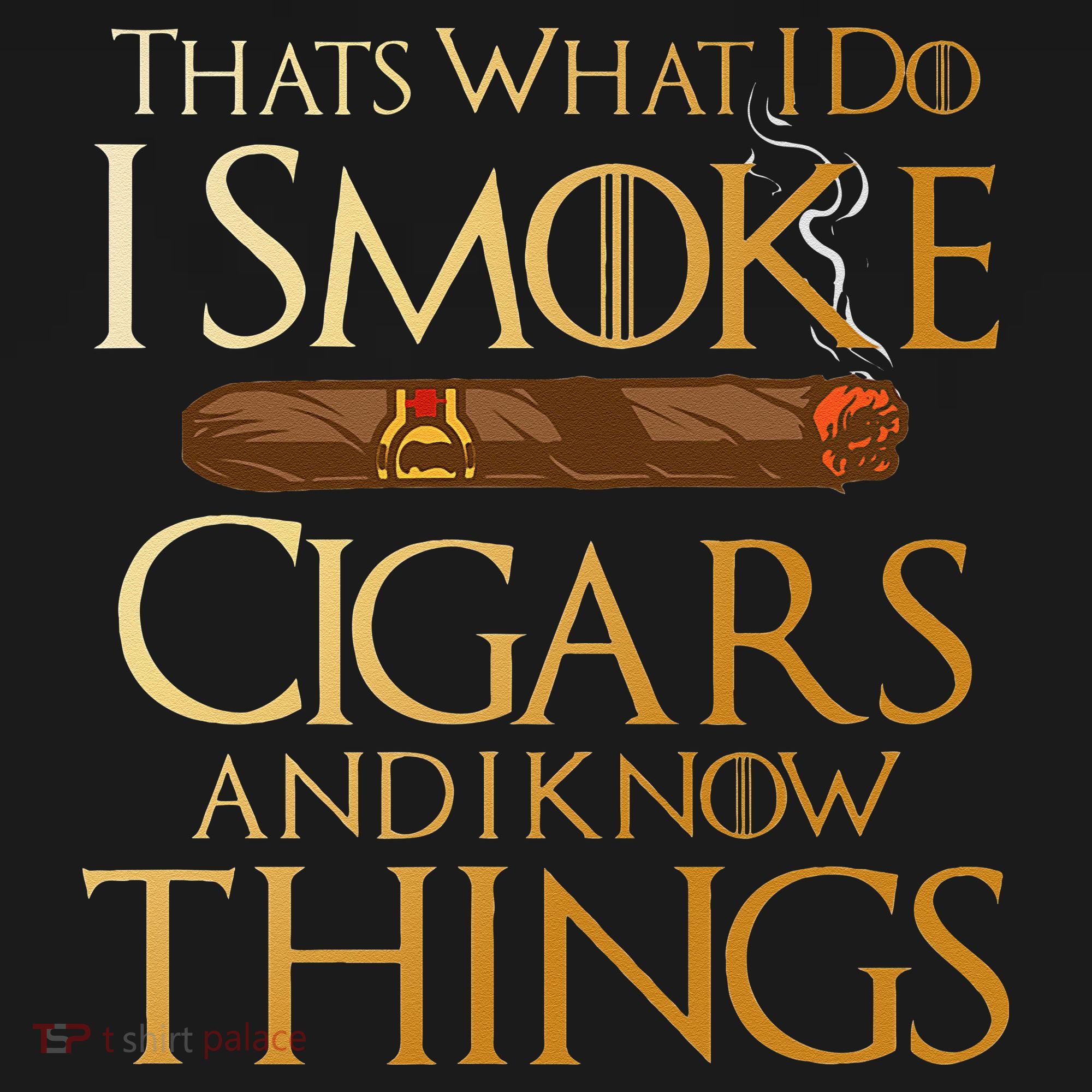 Thats What I Do I Smoke Cigars And I Know Things Smoker Women's Hoodie