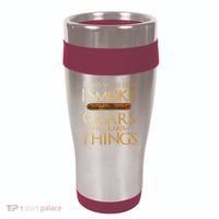 Thats What I Do I Smoke Cigars And I Know Things Smoker 16oz Travel Tumbler thumb 0