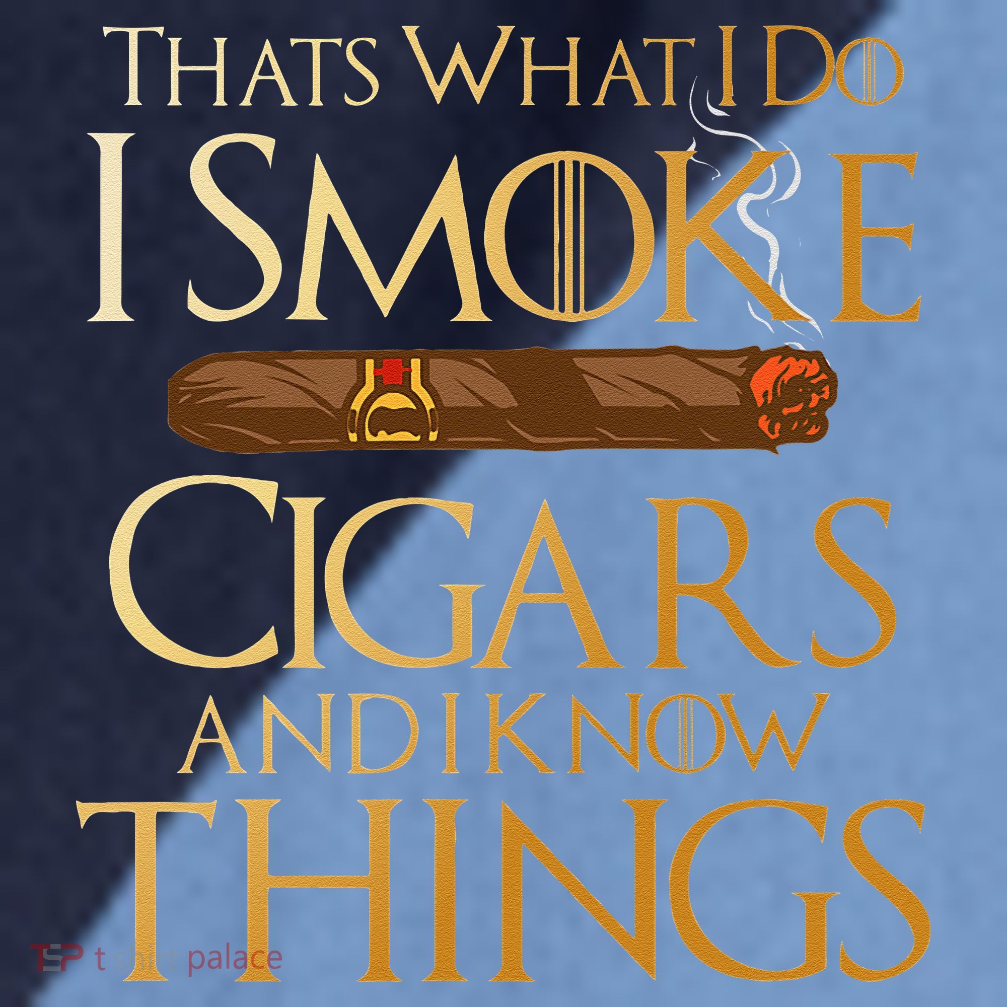 Thats What I Do I Smoke Cigars And I Know Things Smoker Raglan Baseball Sleeve Shirt