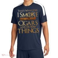 Thats What I Do I Smoke Cigars And I Know Things Smoker Sport-Tek Competitor United Soccer Jersey thumb 0