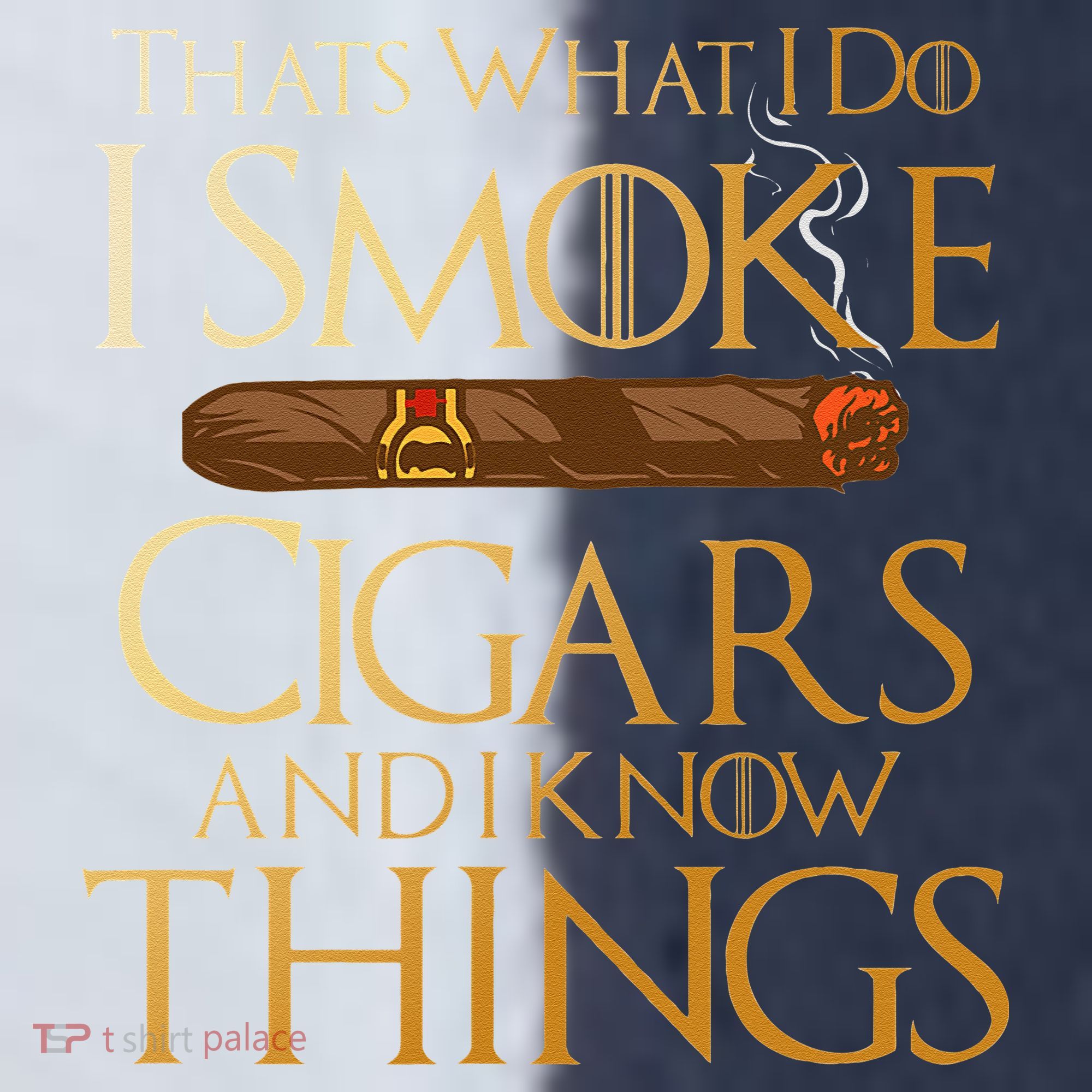 Thats What I Do I Smoke Cigars And I Know Things Smoker Sport-Tek Competitor United Soccer Jersey