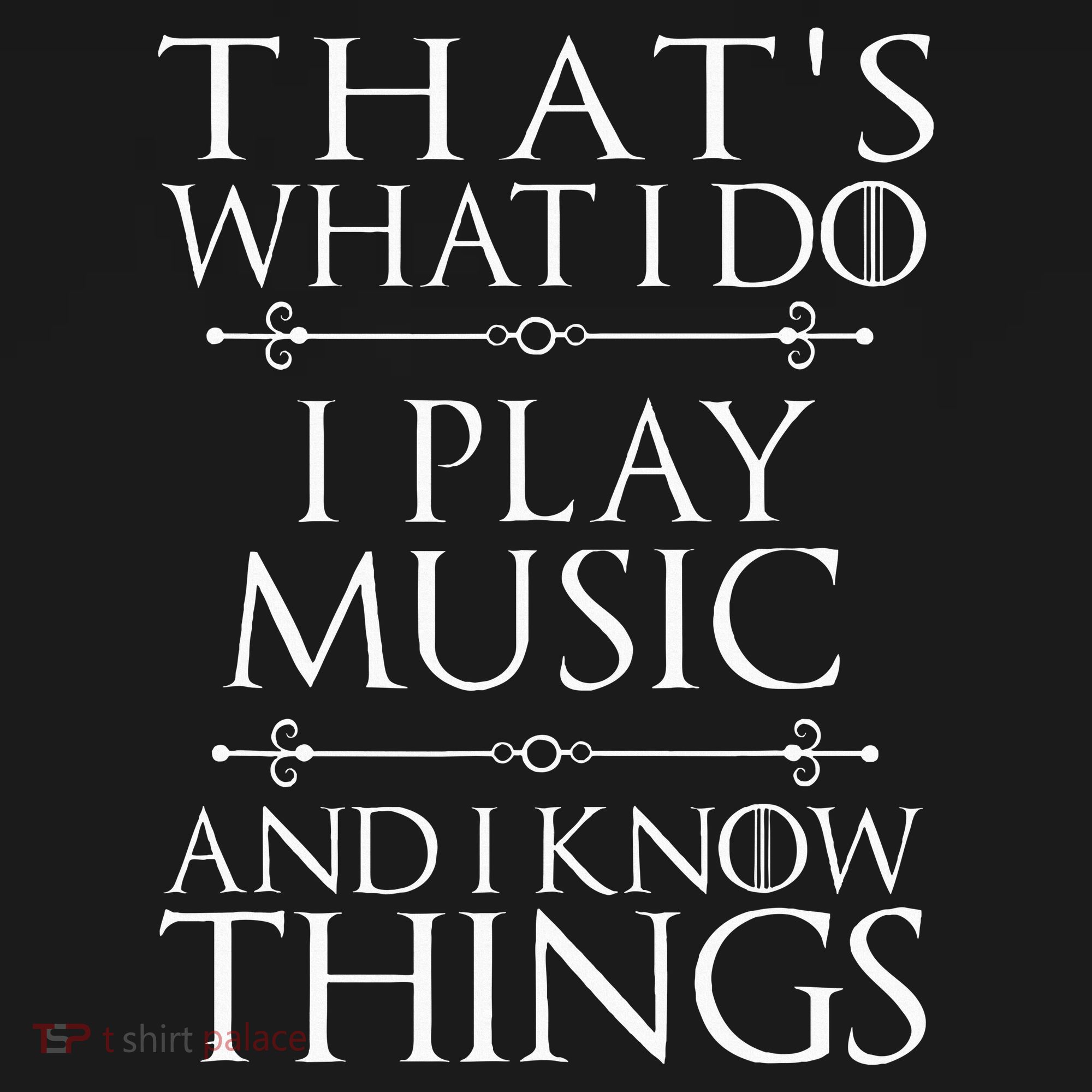 That's What I Do I Play Music Cool Musician Gift Women's Tank Top