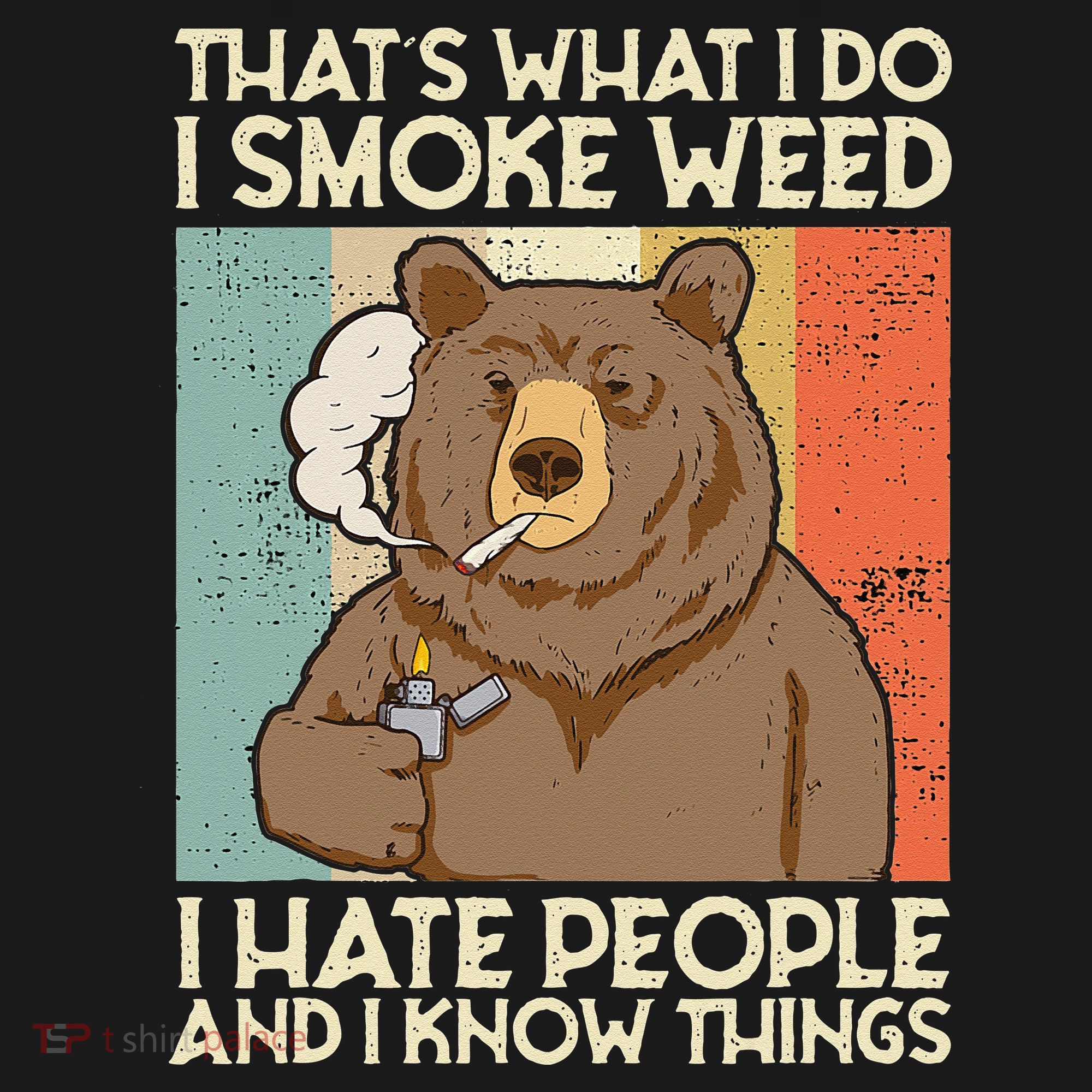 Thats What I Do I Smoke Weed I Hate People And I Know 420 Women's Tank Top