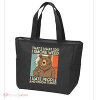 Thats What I Do I Smoke Weed I Hate People And I Know 420 Tote Bag thumb 3